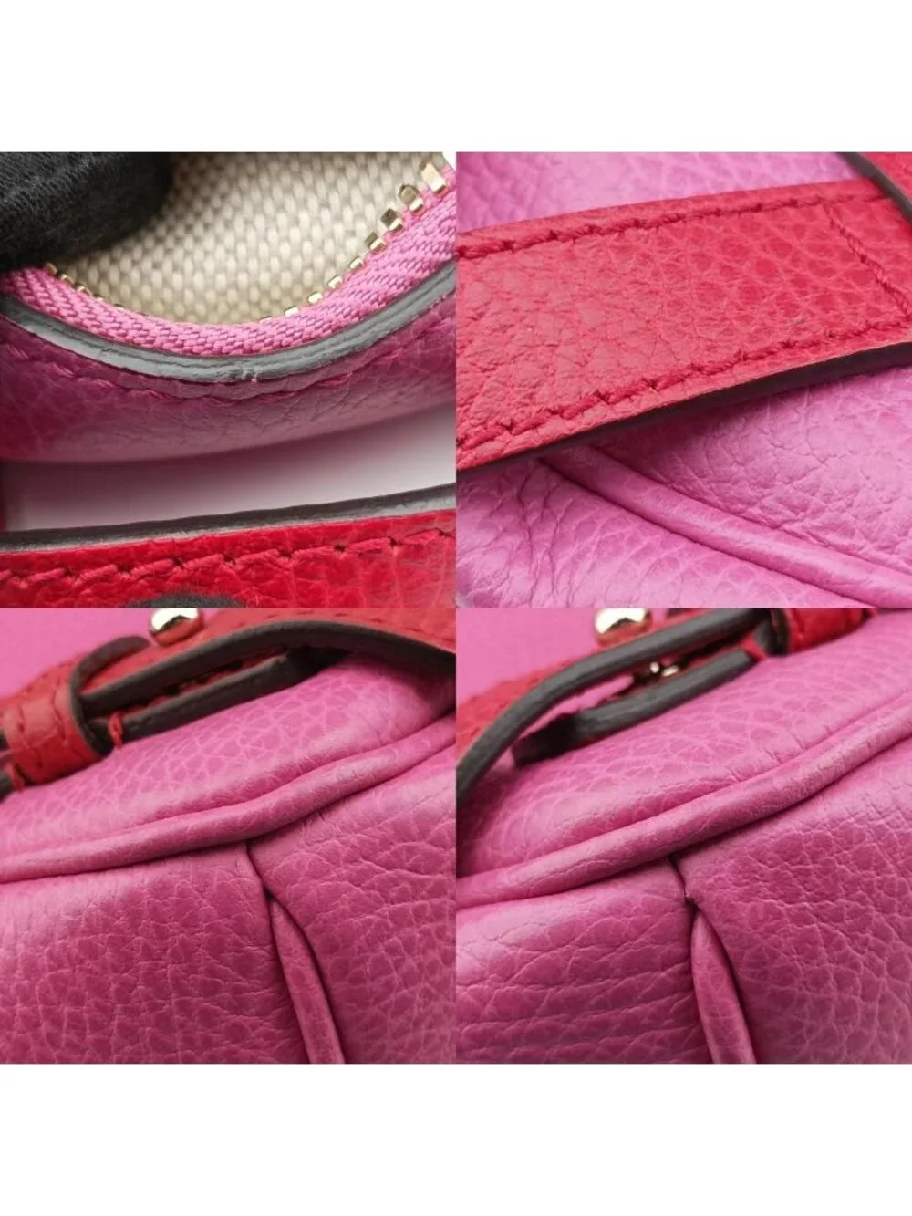 Gucci Soho Rose Red Leather Backpack